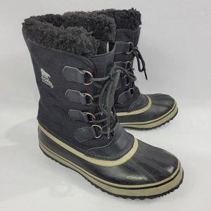 Sorel Black Winter Boots Mens 9